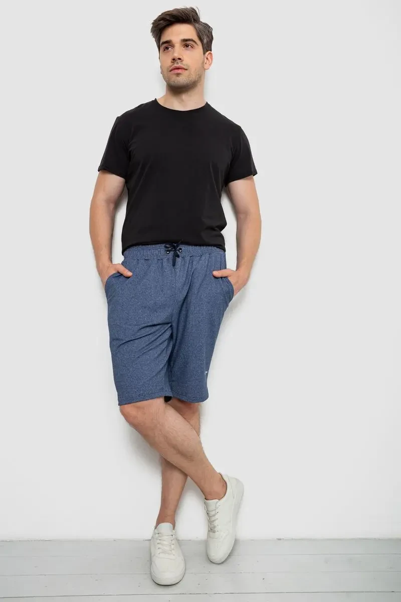 Шорти чоловічі, колір джинс, 241R16222-1 2