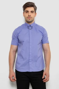 Сорочка чоловіча однотонна, колір бузковий, 214R6917