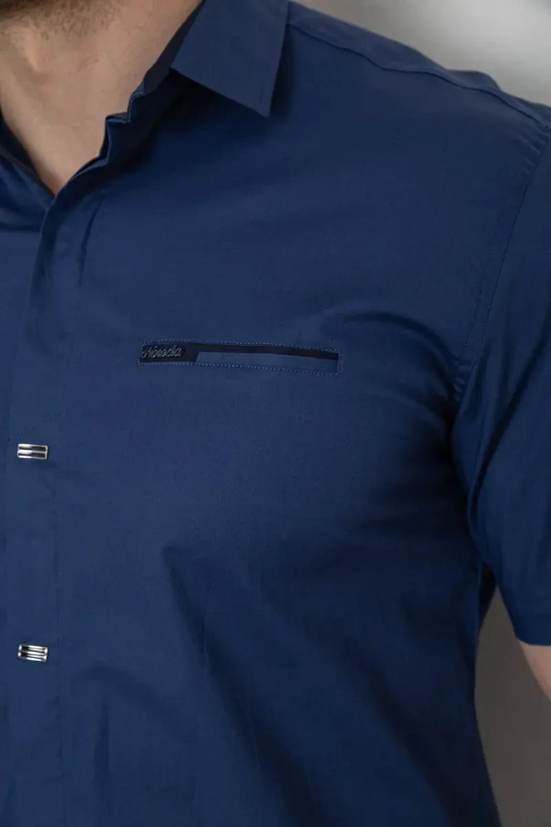 Сорочка чоловіча, колір синій, 214R7008-1 5
