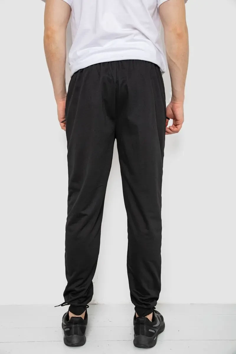 Спорт штани чоловічі, колір чорний, 244R41669 4