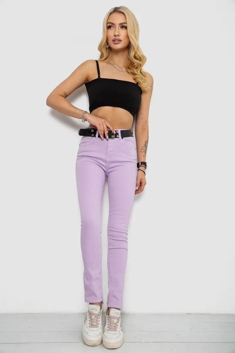 Джинси жіночі Skinny Американки, колір бузковий, 182R00223 2