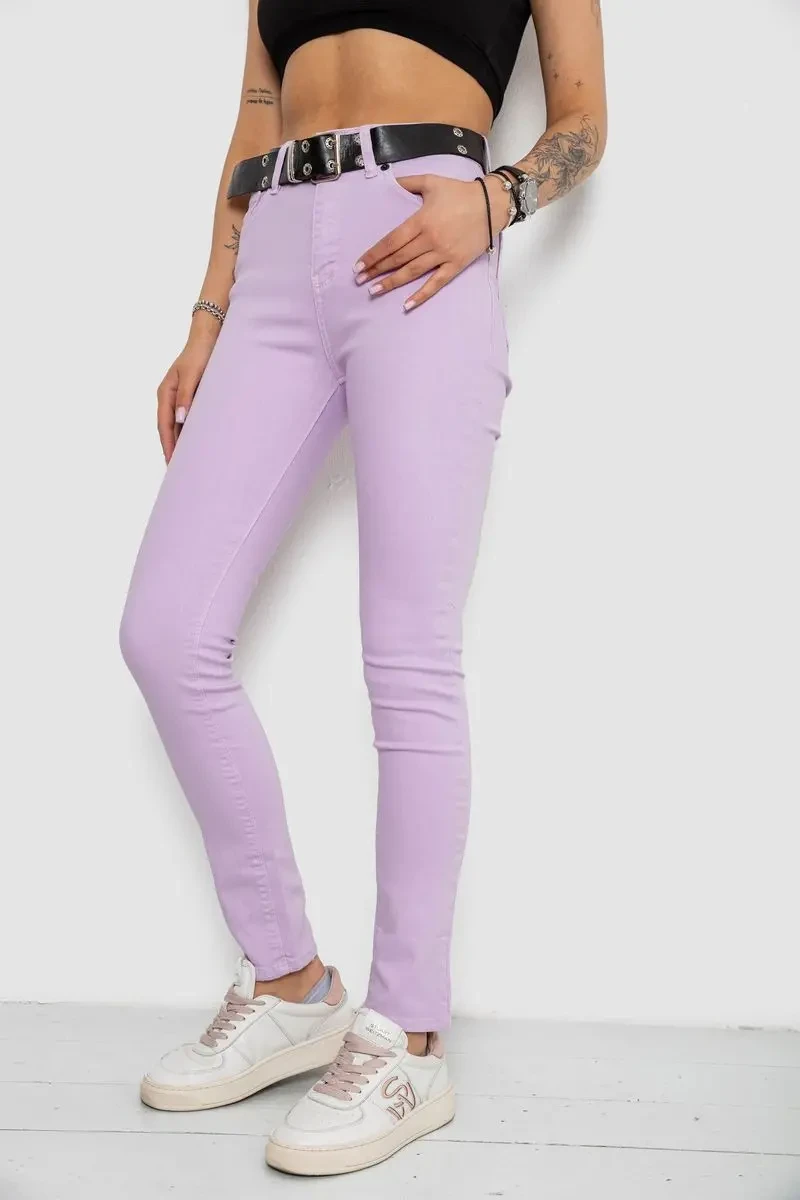 Джинси жіночі Skinny Американки, колір бузковий, 182R00223 3