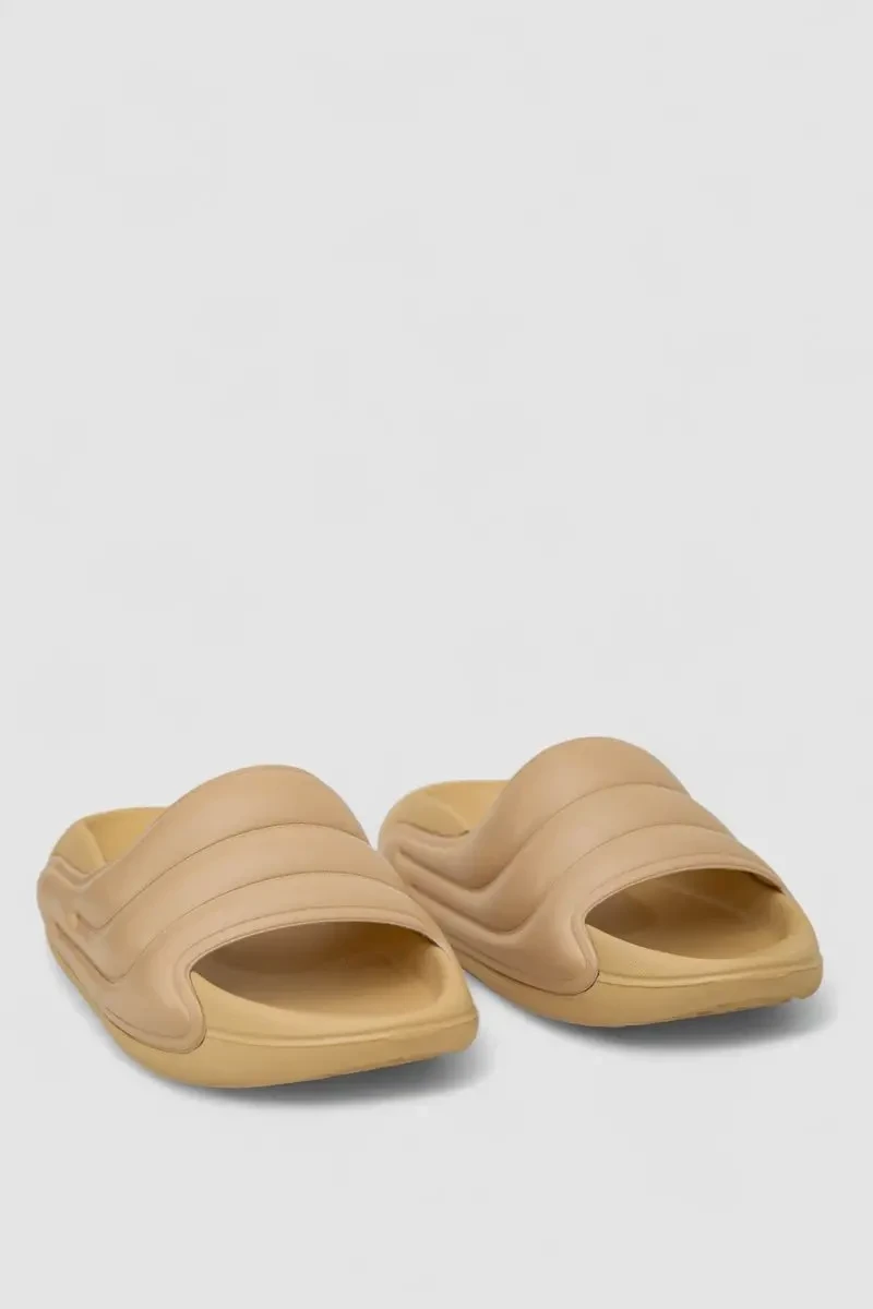 Шльопанці жіночі, колір темно-бежевий, 248RYY03 8