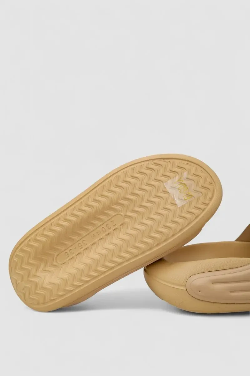 Шльопанці жіночі, колір темно-бежевий, 248RYY03 10