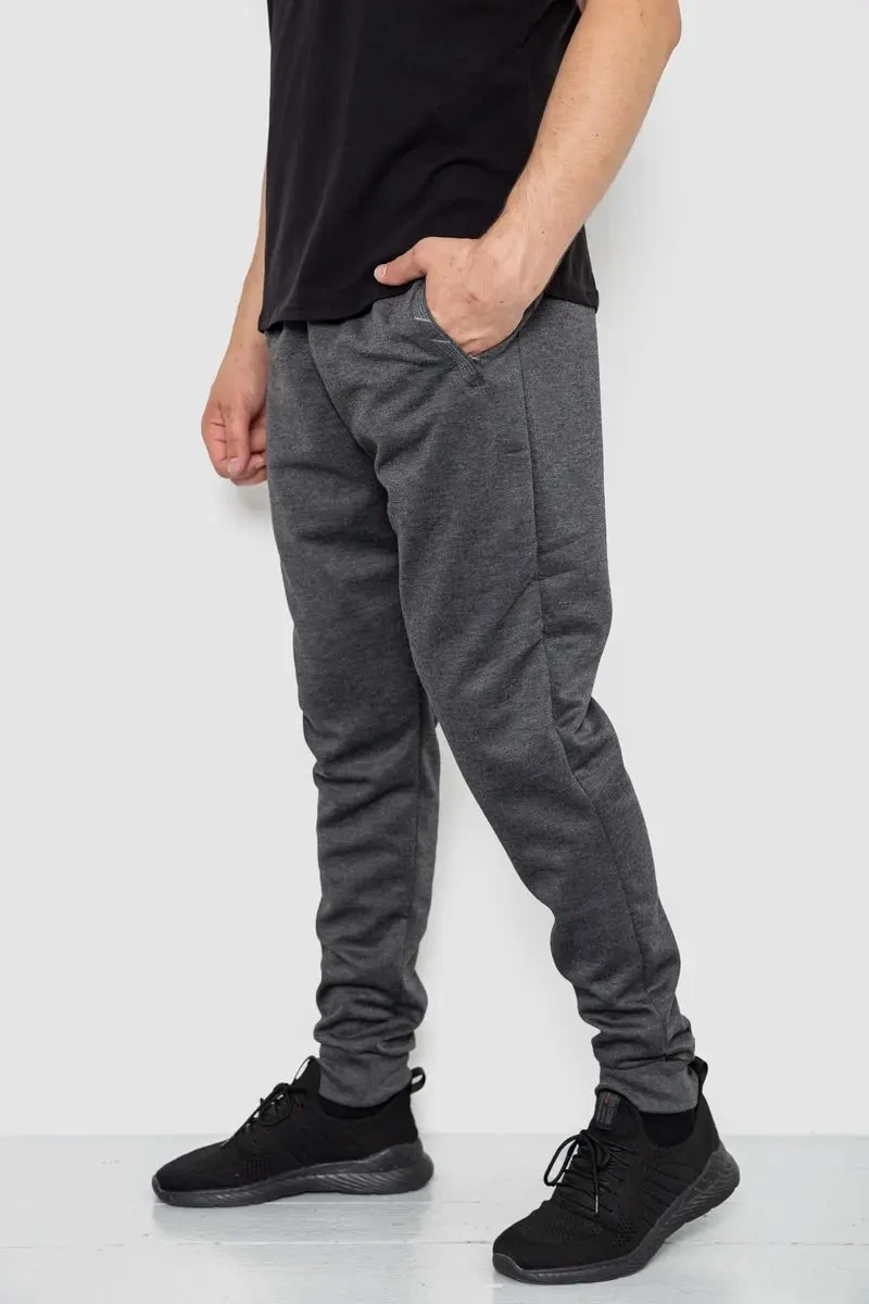 Спорт штани чоловічі, колір темно-сірий, 244R41622 3