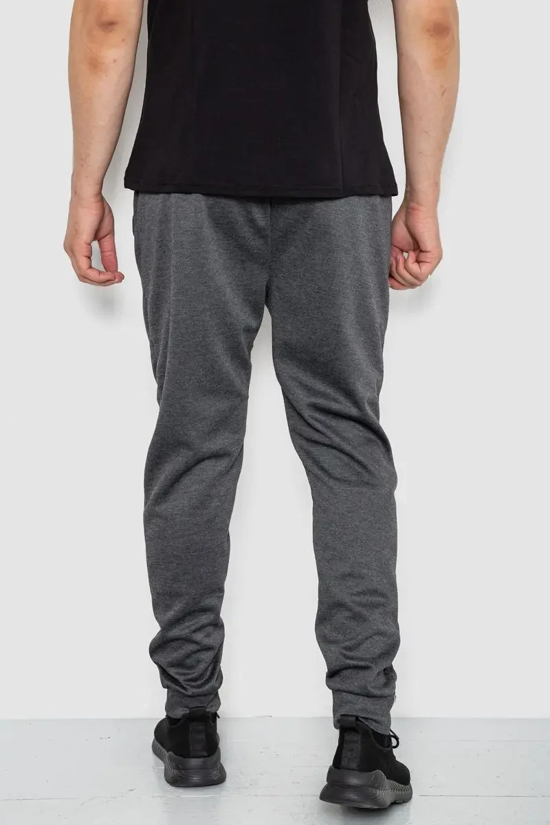 Спорт штани чоловічі, колір темно-сірий, 244R41622 4