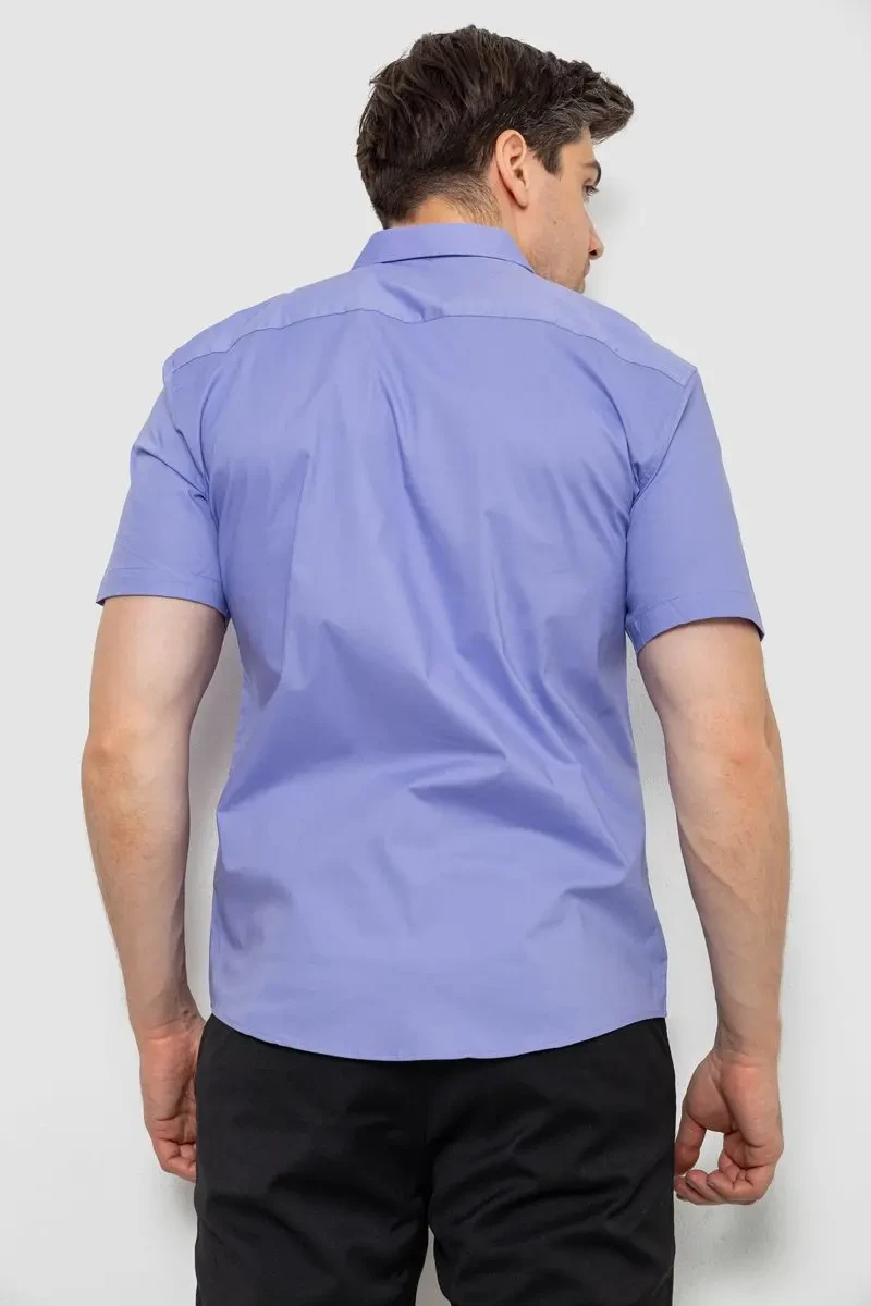 Сорочка чоловіча, колір бузковий, 214R7327 4