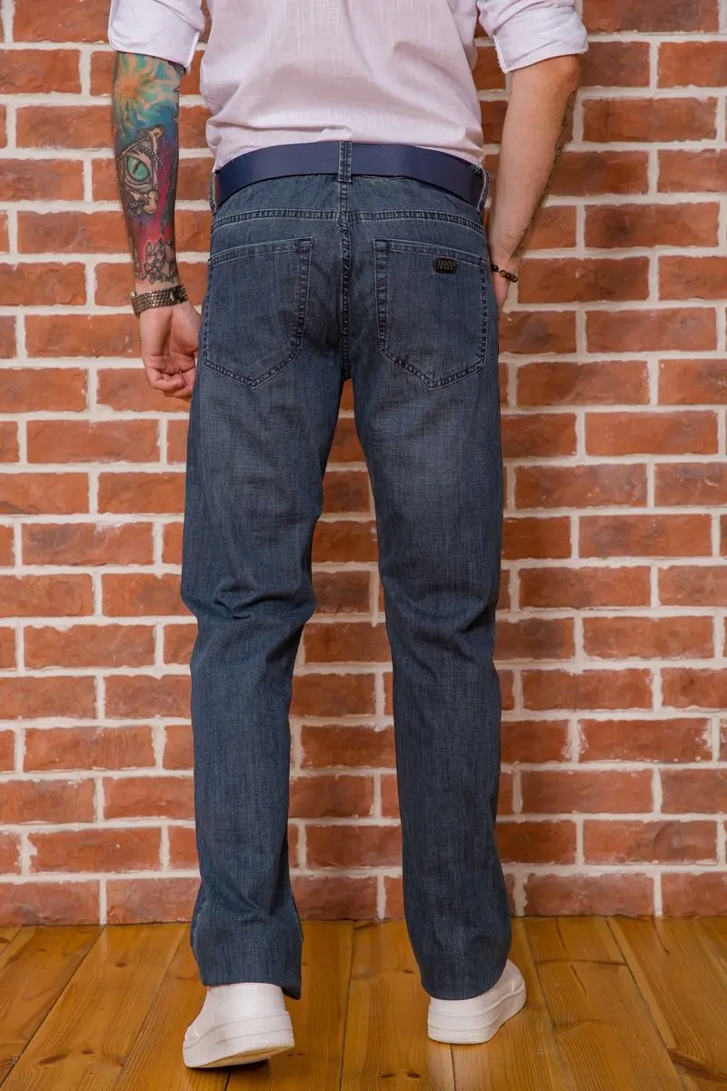 Джинси чоловічі, колір синьо-зелений, 194R50300 4