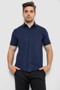 Сорочка чоловіча, колір синій, 214R7001