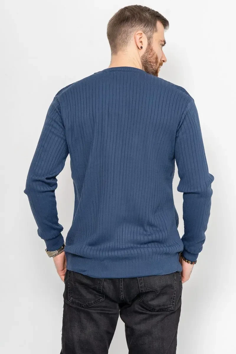Светр чоловічий, колір джинс, 161R880 4