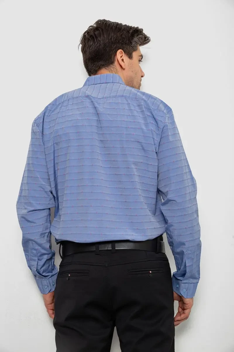 Сорочка чоловіча, колір бузковий, 214R821 4