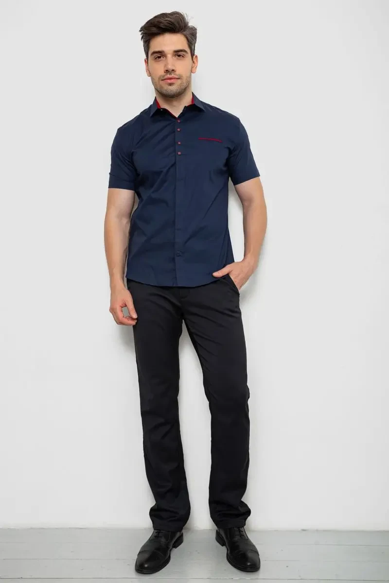 Сорочка чоловіча, колір синій, 214R7002 2