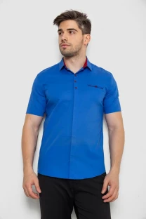 Сорочка чоловіча, колір електрик, 214R7114-2