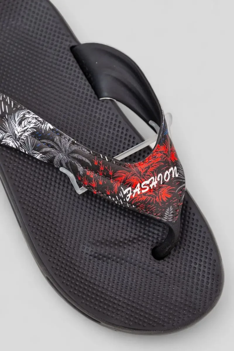 В'єтнамки жіночі, колір чорно-червоний, 243R506-3B 2