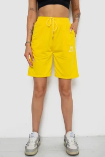Шорти жіночі, колір жовтий, 238RJH019-1