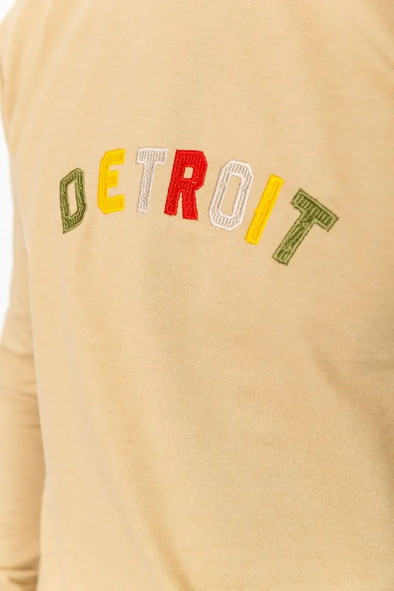 Світшот чоловічий демісезонний, колір бежевий, 208R0204 5