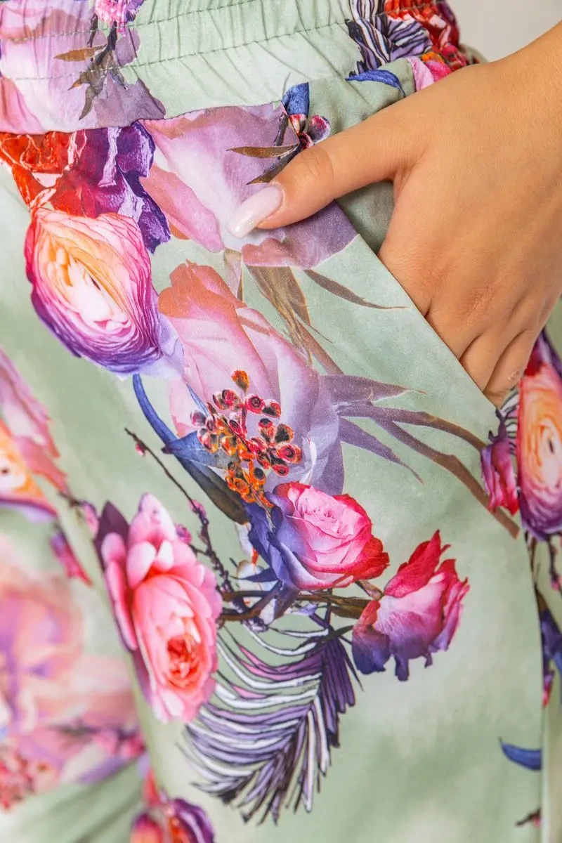 Штани жіночі, колір оливковий, 172R073 5