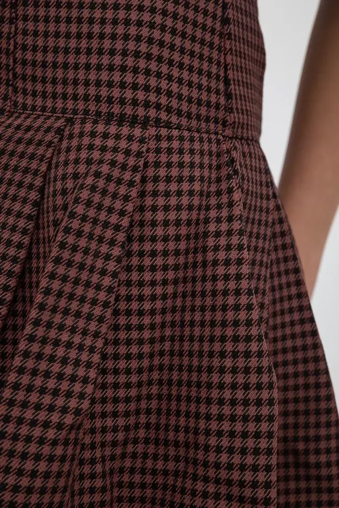 Спідниця жіноча, колір коричнево-чорний, 112R469 4