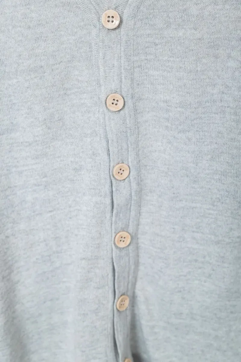 Кофта чоловіча на ґудзиках, колір сірий, 244R6180 3