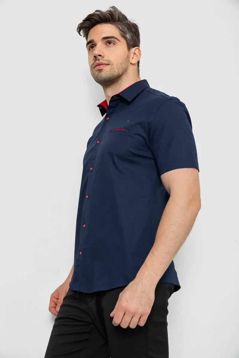 Сорочка чоловіча, колір темно-синій, 214R7112 3