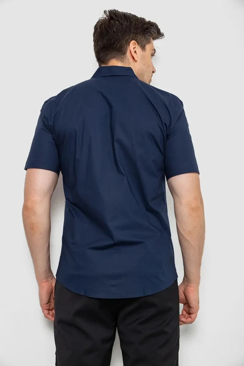 Сорочка чоловіча, колір темно-синій, 214R7112 4