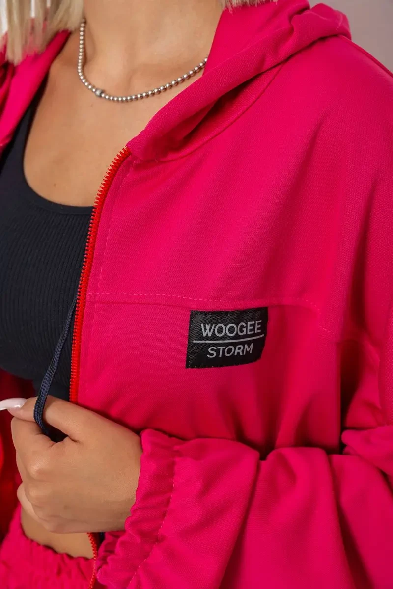 Спортивний костюм жіночий, колір малиновий, 238R114-3 5