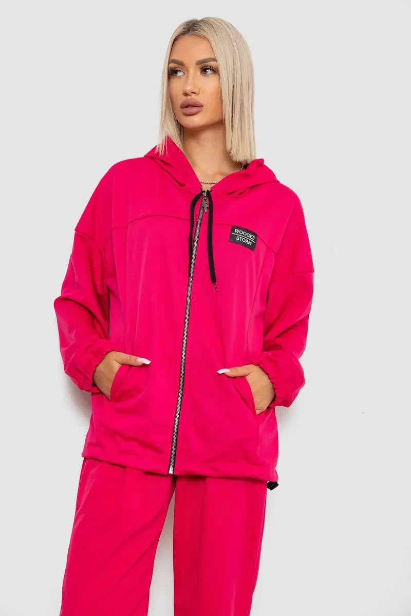 Спортивний костюм жіночий, колір малиновий, 238R114-4 2