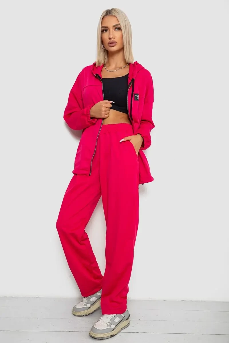 Спортивний костюм жіночий, колір малиновий, 238R114-4 3