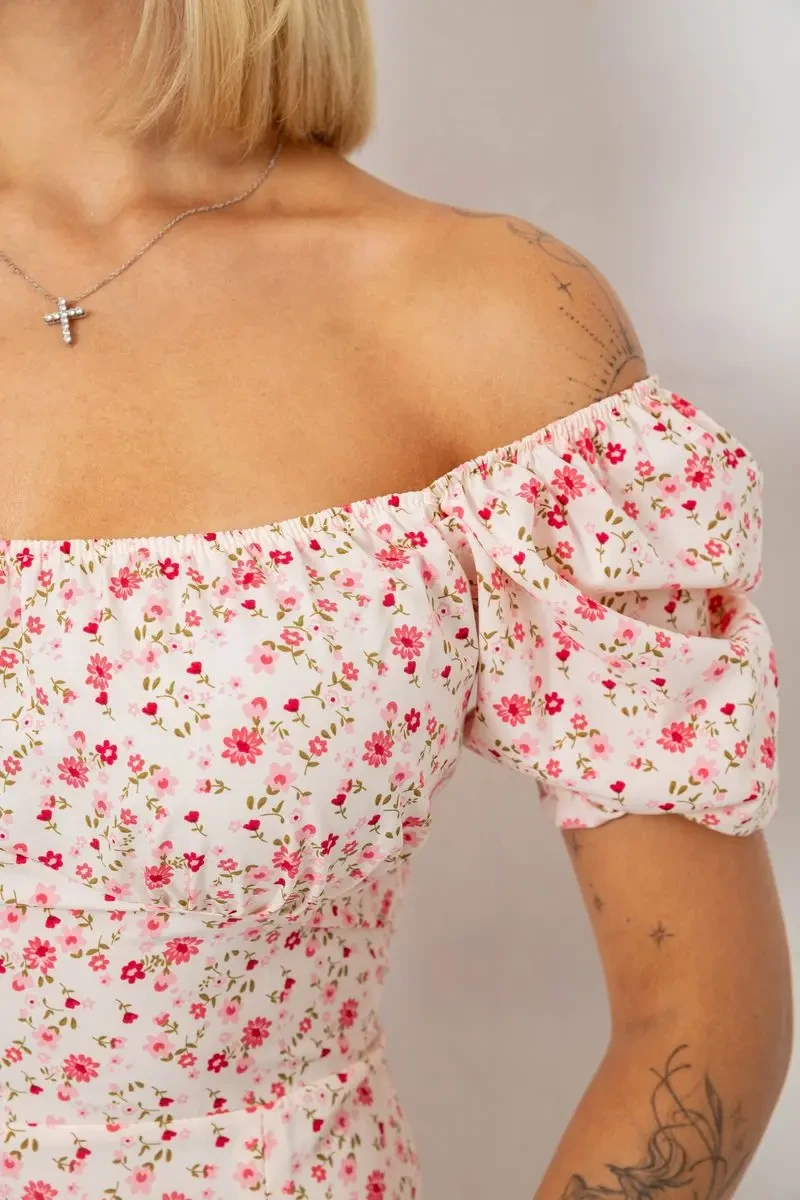 Сукня софт з принтом, колір рожевий, 230R010 5