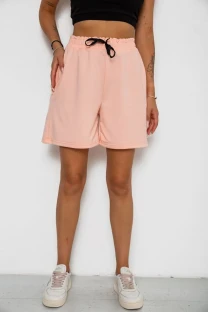 Шорти жіночі з принтом, колір персиковий, 238R130