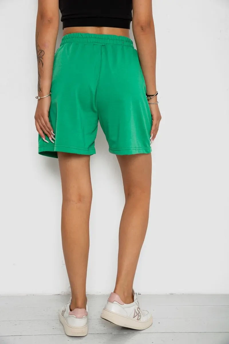 Шорти жіночі з принтом, колір зелений, 238R132 4