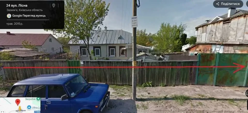 ділянка під житлову забудову Броварський, Зазим`я, лісова 4