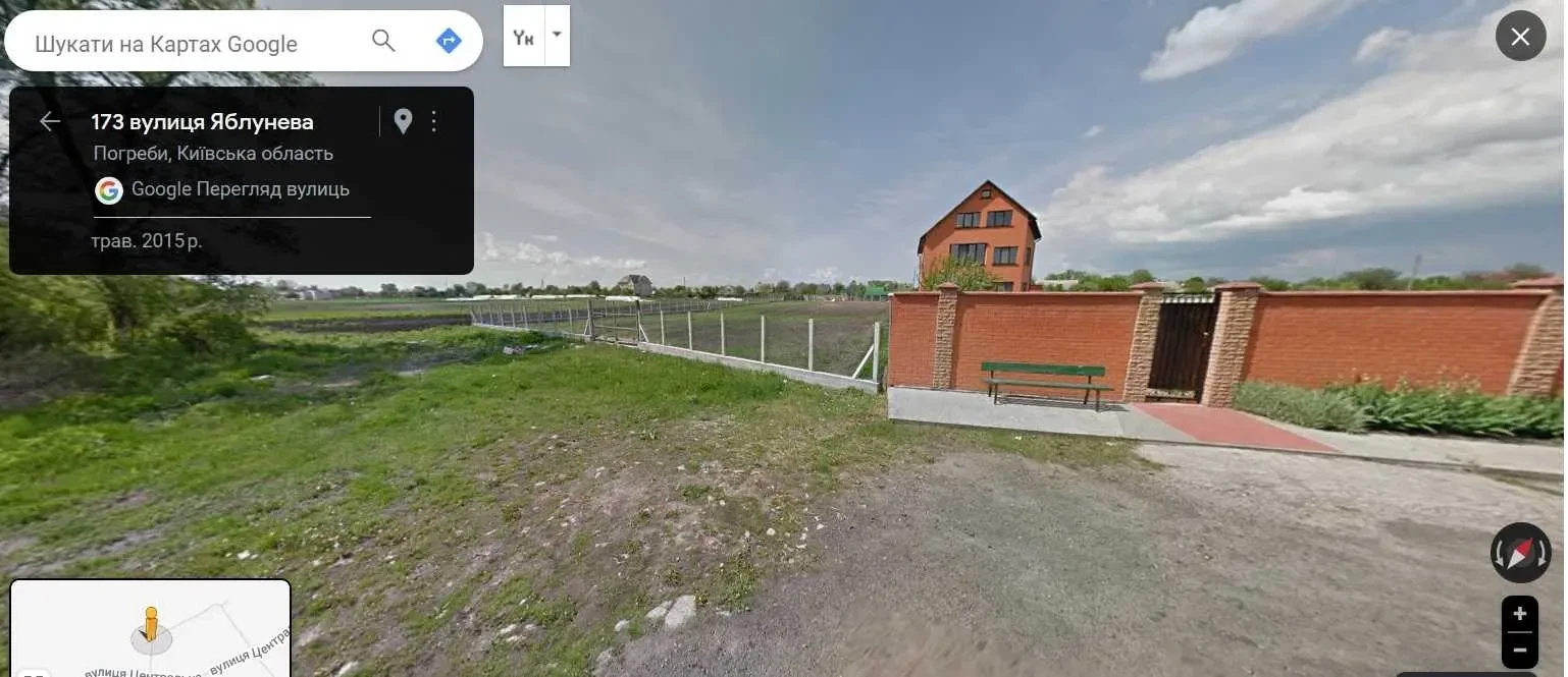 ділянка під житлову забудову Броварський, Погреби, Центральная 22