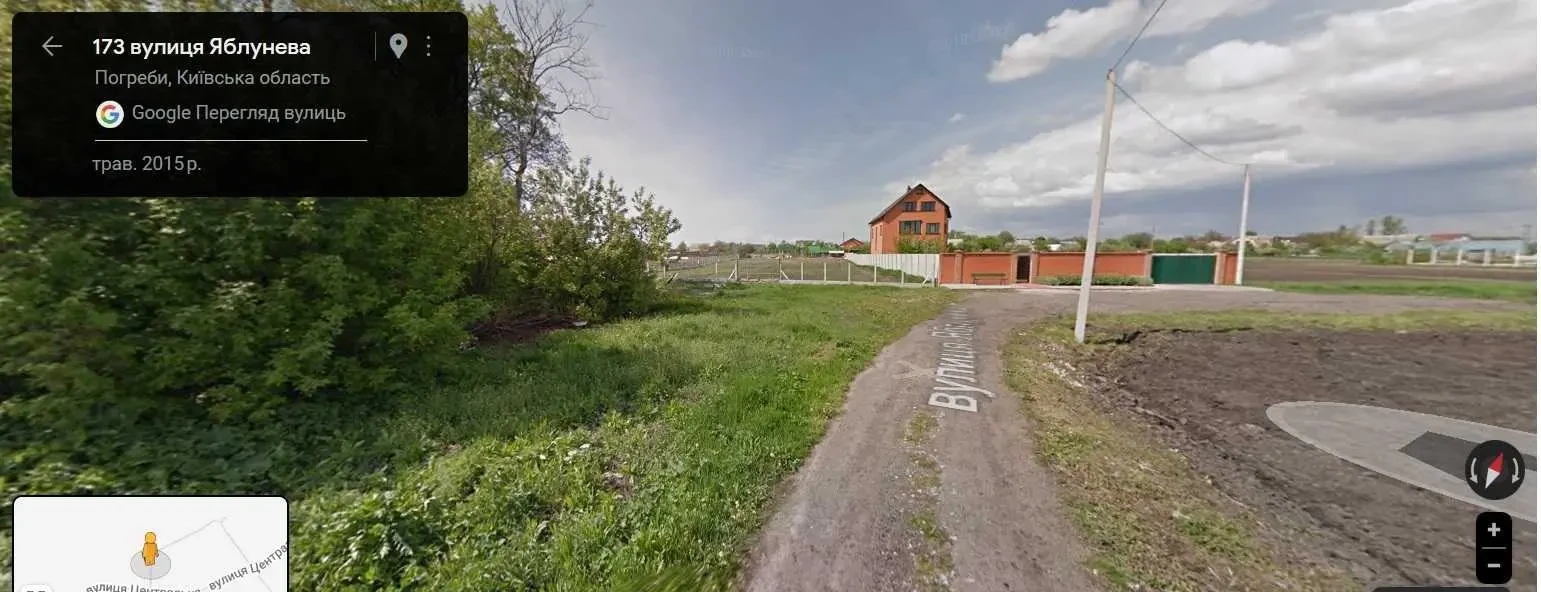 ділянка під житлову забудову Броварський, Погреби, Центральная 21