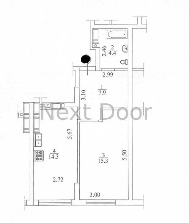 1-к квартира Бучанський, Ірпінь, виговського 2Д/5 2