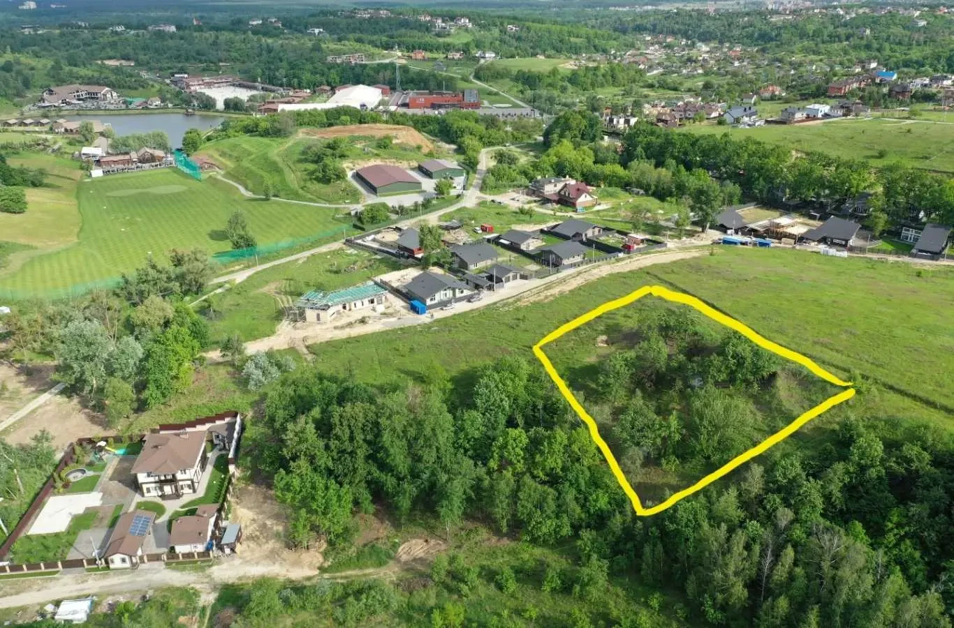 ділянка під житлову забудову Обухівський, Лісники, Щаслива 3