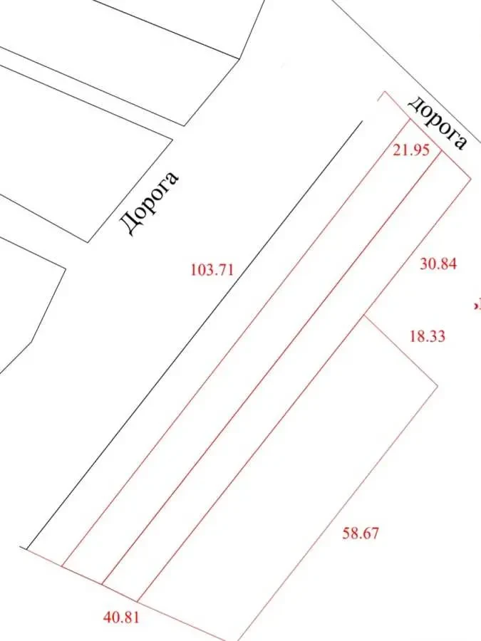 ділянка під житлову забудову Фастівський, Віта-Поштова, Берегова 5