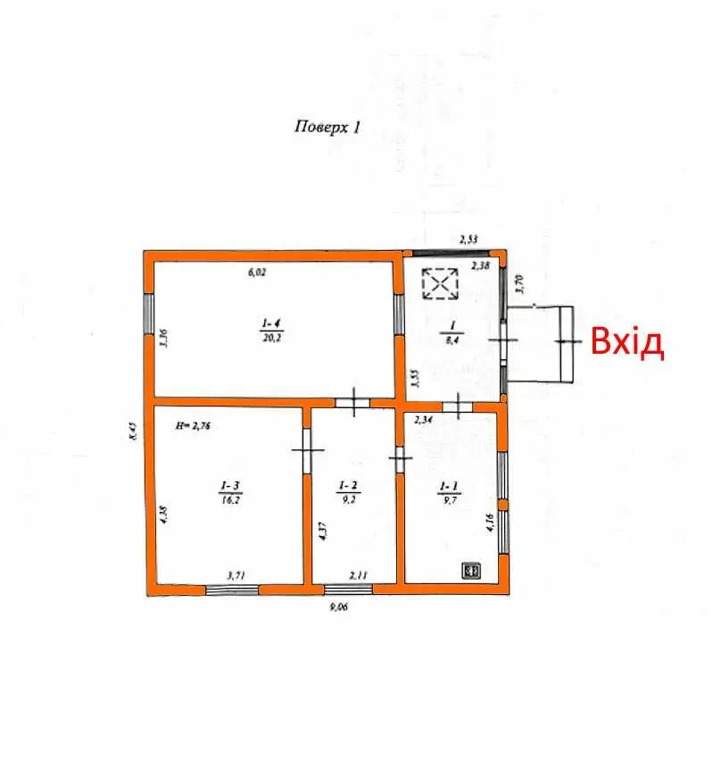 2-к будинок Бучанський, Северинівка, Польова 21