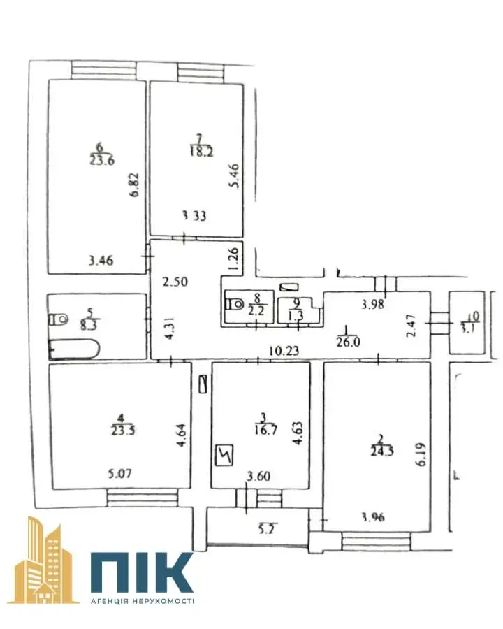 4-к квартира Київ, Оболонський, Героїв Сталінграду 8 25