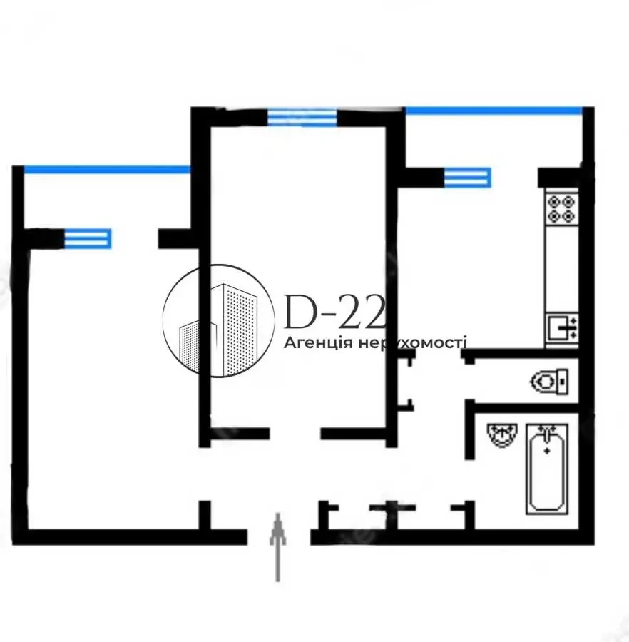 2-к квартира Київ, Дарницький, Харківське 59 24