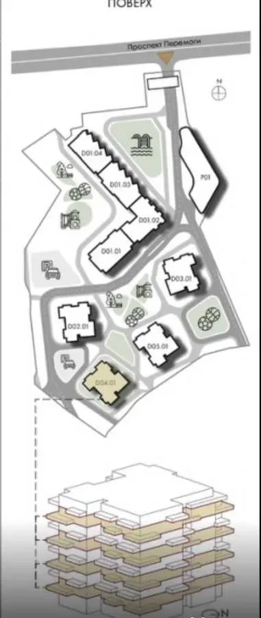 2-к квартира Київ, Святошинський, Берестейський 139 20