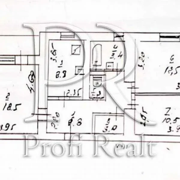 3-к квартира Київ, Дніпровський, Павла Тичини 8 21