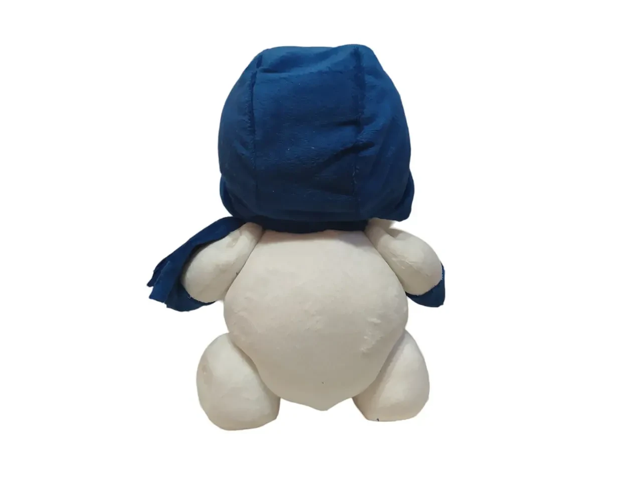 Снеговик кукла под елку синий мальчик новогодний декор 30 см 00001 4