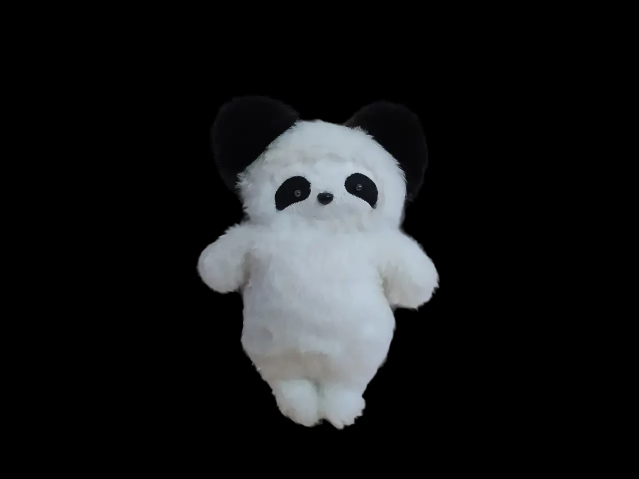 Плюшевая меховая игрушка панда для ребенка 30см 02847 2