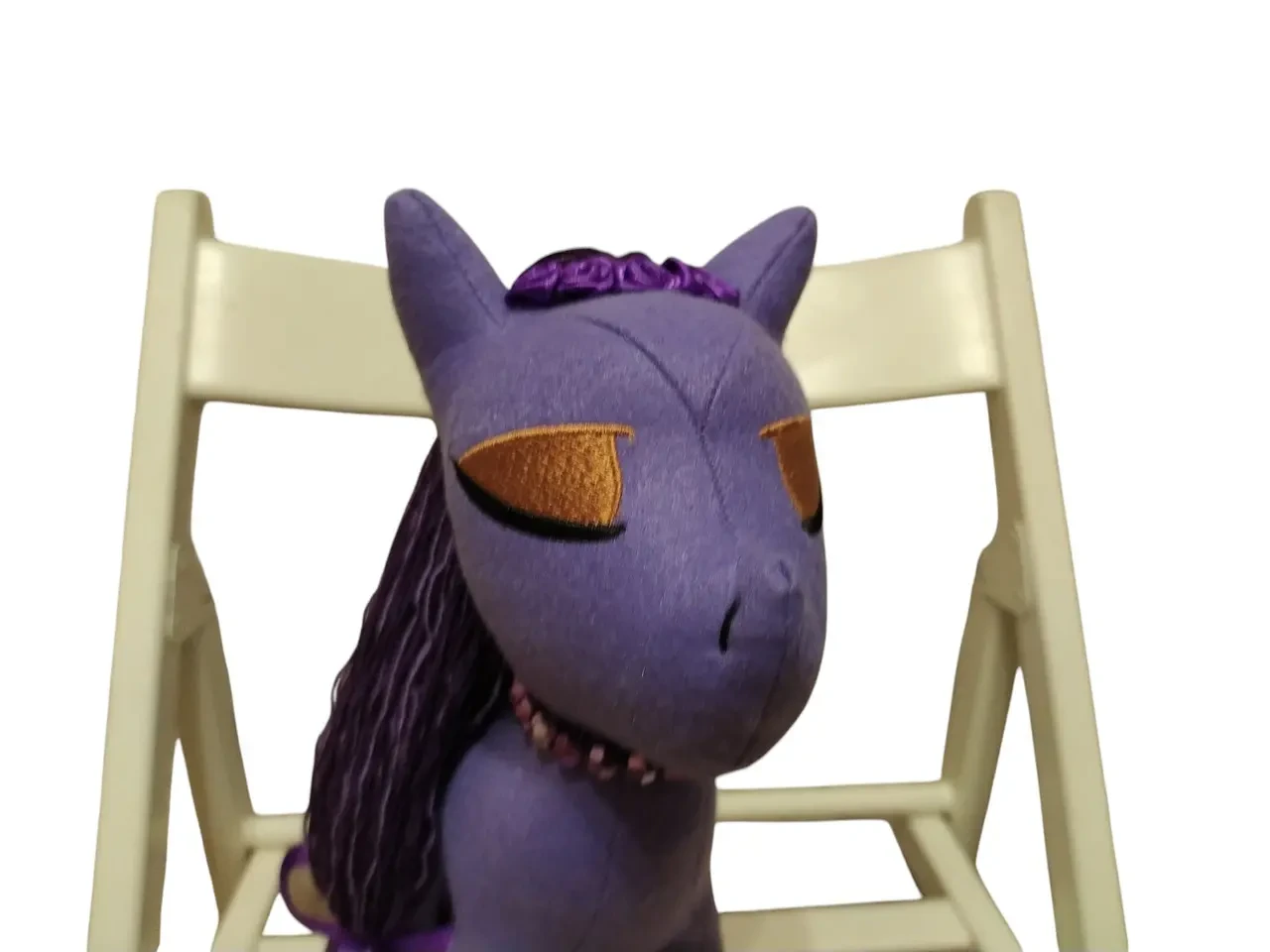 Фетровая мягкая игрушка пони фиолетовый 35 см 03892 5