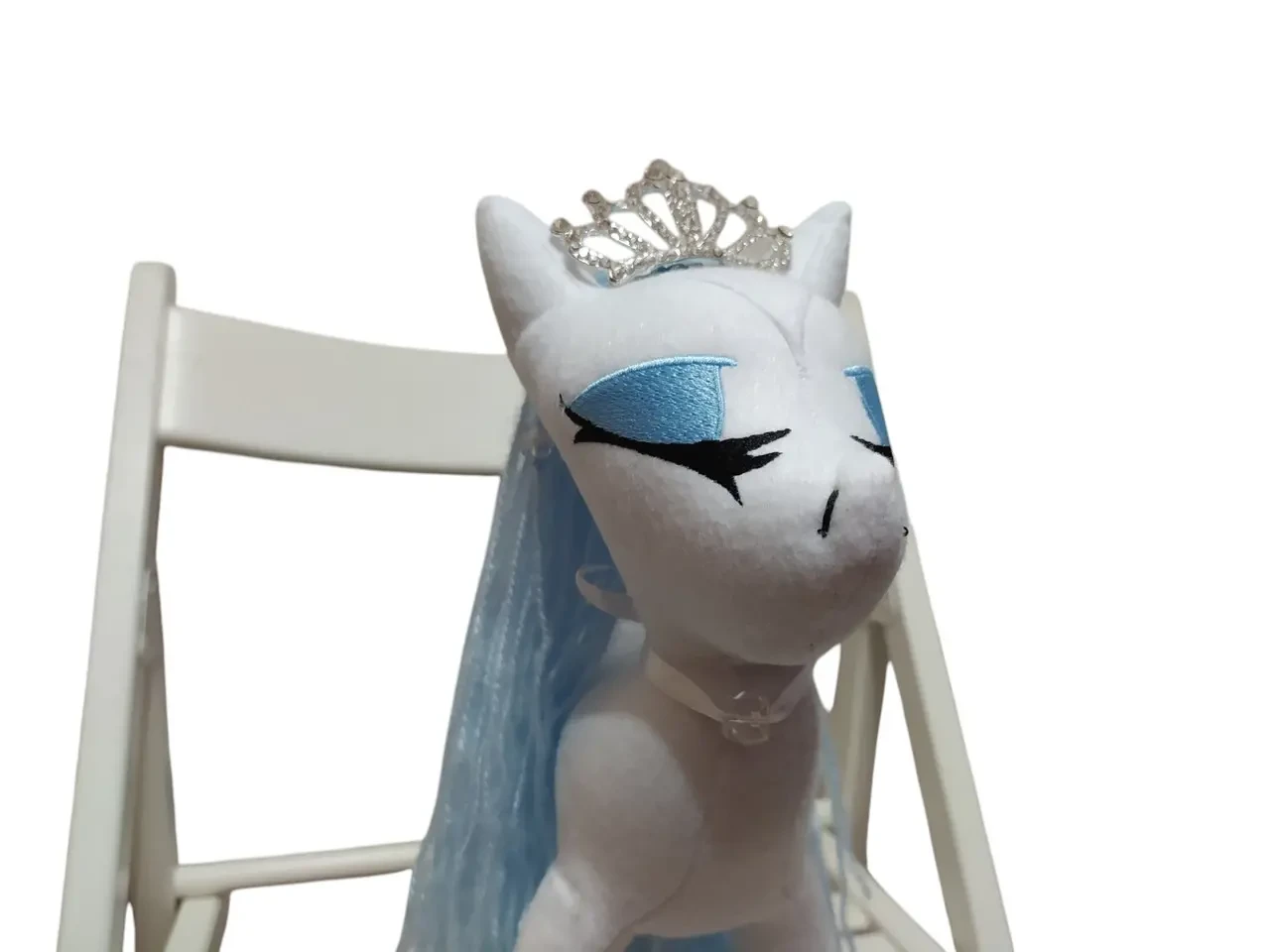 Фетровая мягкая игрушка пони белый 35 см 03899 6