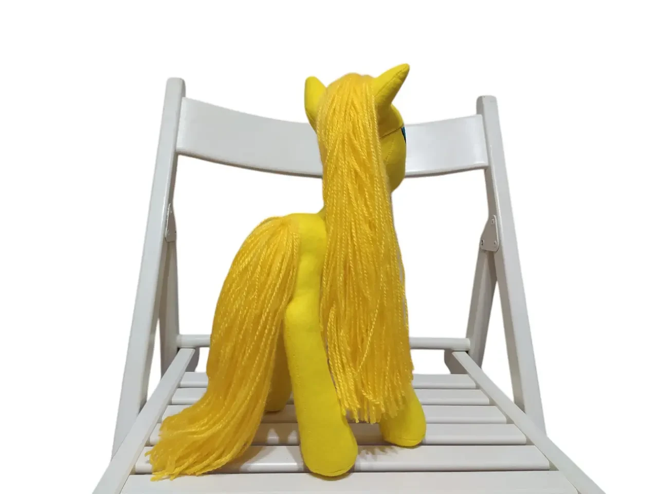 Фетровая мягкая игрушка пони желтый 35 см 03901 4