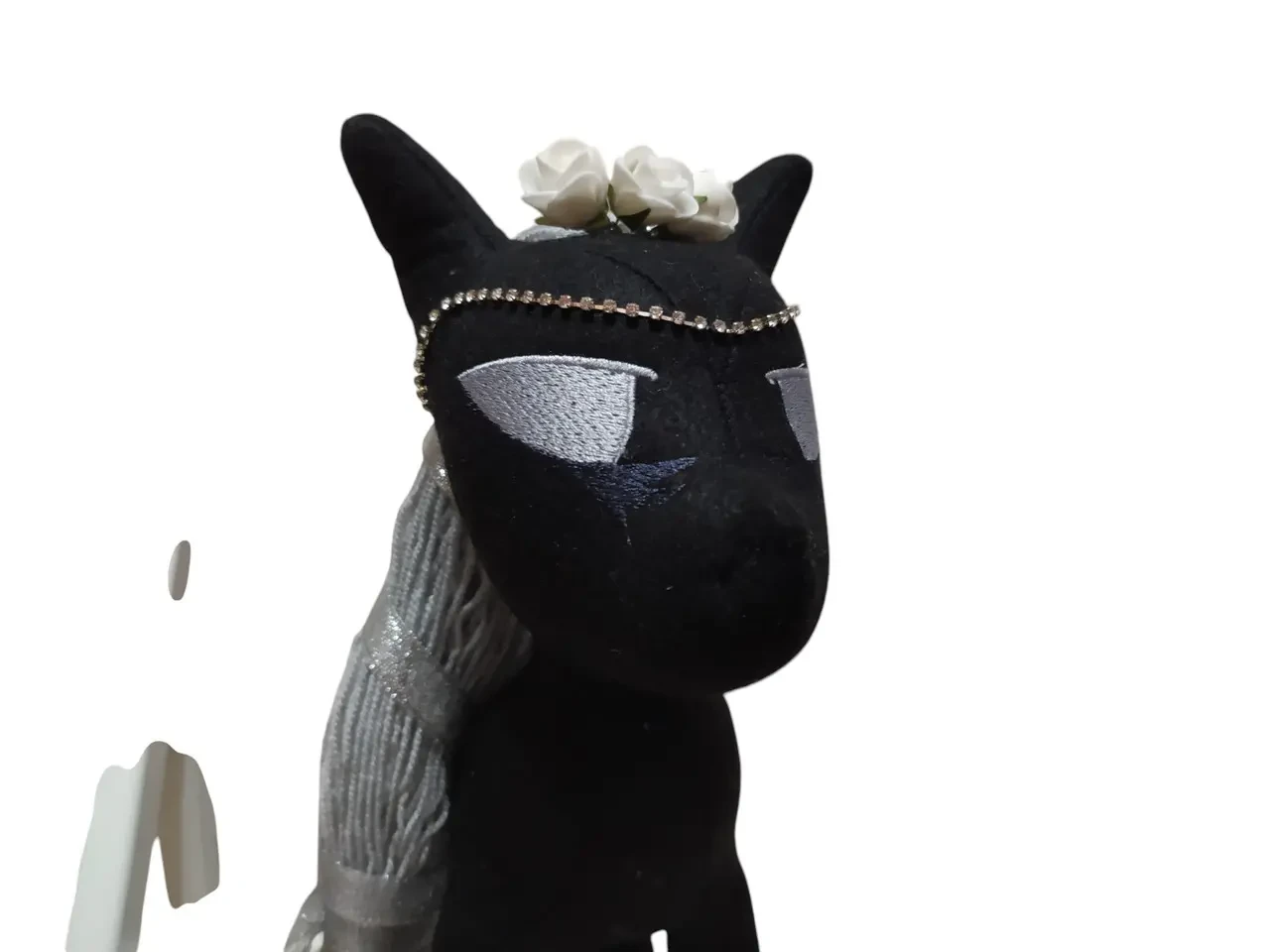 Фетровая мягкая игрушка пони черный 35 см 03904 6