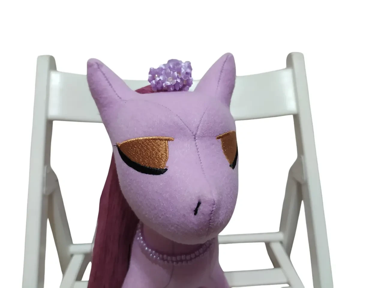 Фетровая мягкая игрушка пони сиреневый 35 см 03908 7