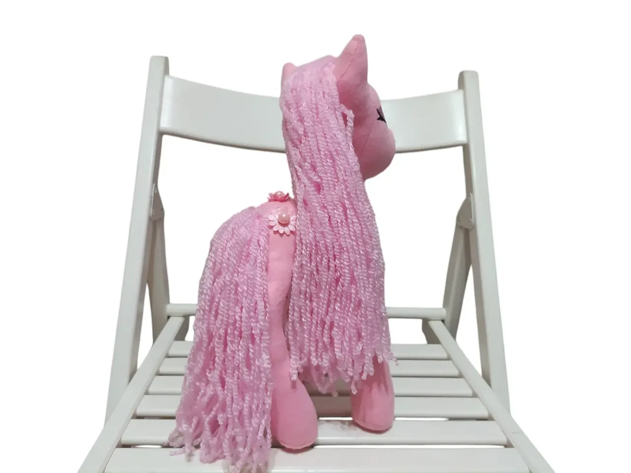 Фетровая мягкая игрушка пони розовый 35 см 03910 8